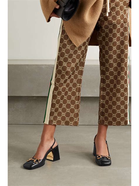 gucci biba leather pumps|net a porter Gucci pumps.